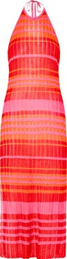 Milly Variegated Stripe Cover-Up Dress