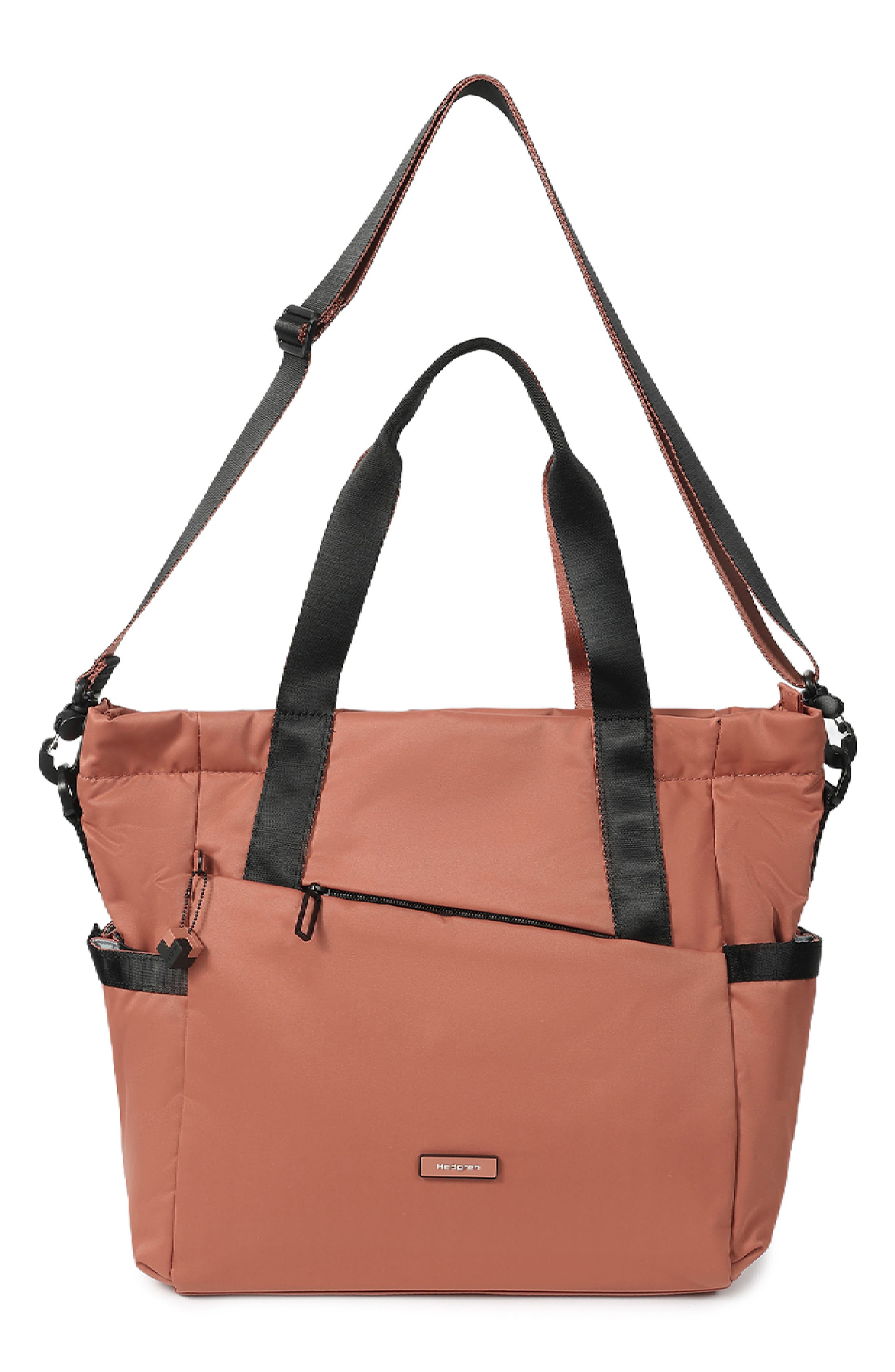 Galactic Water Repellent Tote Bag, Alternate, color, REDWOOD