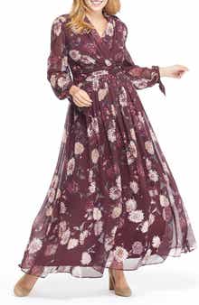 Gal Meets Glam Collection Georgia Chiffon Maxi Dress (Nordstrom Exclusive)