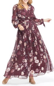 Gal Meets Glam Collection Georgia Chiffon Maxi Dress (Nordstrom Exclusive)