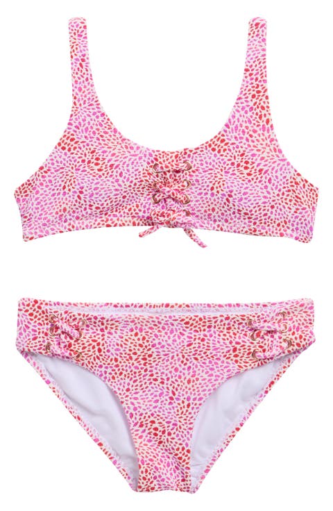 Kids' Newport Piqué Two-Piece Swimsuit (Big Kid)