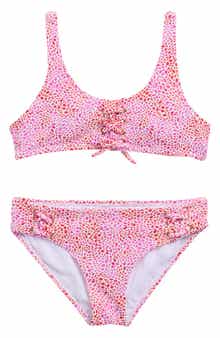 Raisins Kids' Newport Piqué Two-Piece Swimsuit