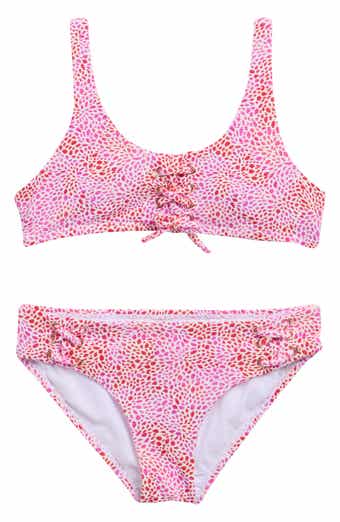 Raisins Kids' Newport Piqué Two-Piece Swimsuit