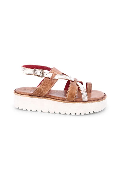 Bed Stu Crawler Platform Sandal In Brown