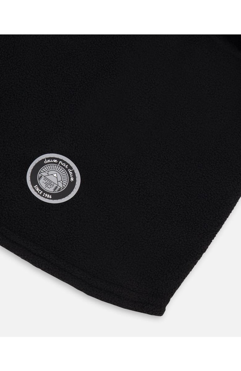 Deux par Deux Kids Gender Inclusive Polar Fleece Balaclava, Alternate, color, Black