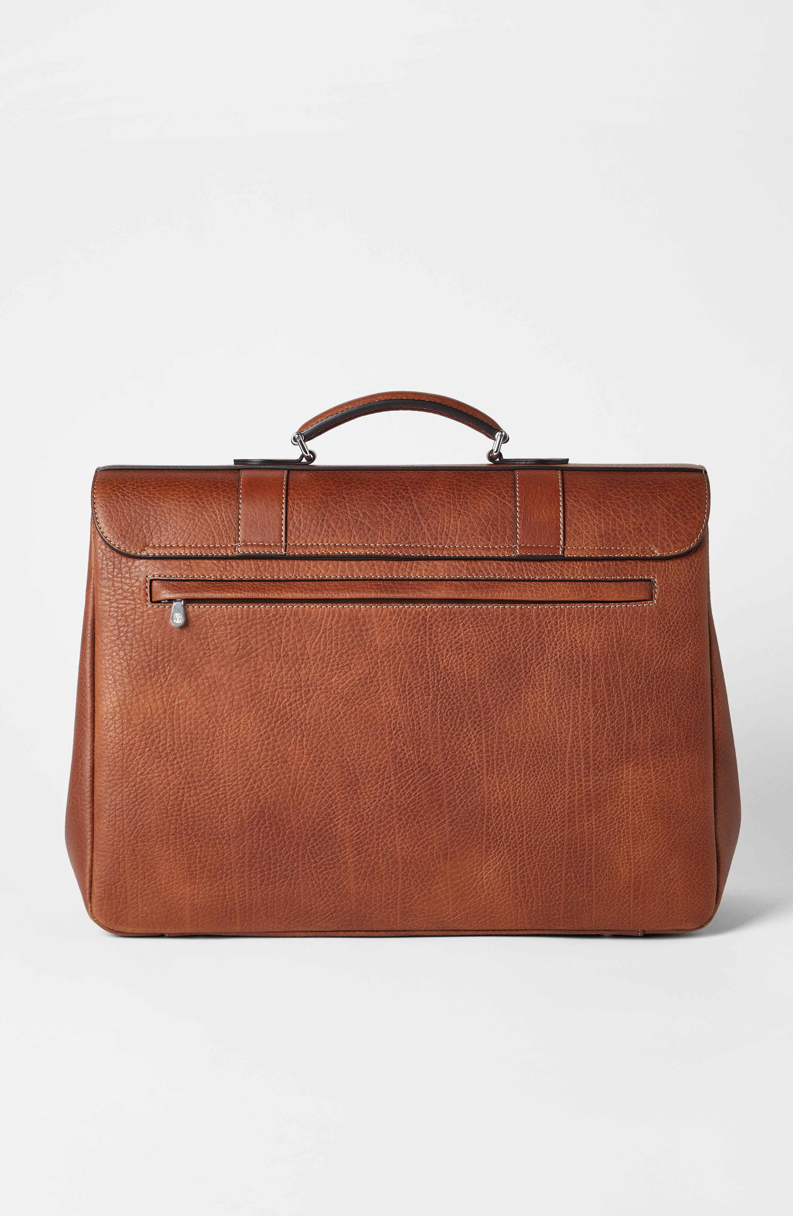 Brunello Cucinelli Grained calfskin briefcase, Alternate, color, 