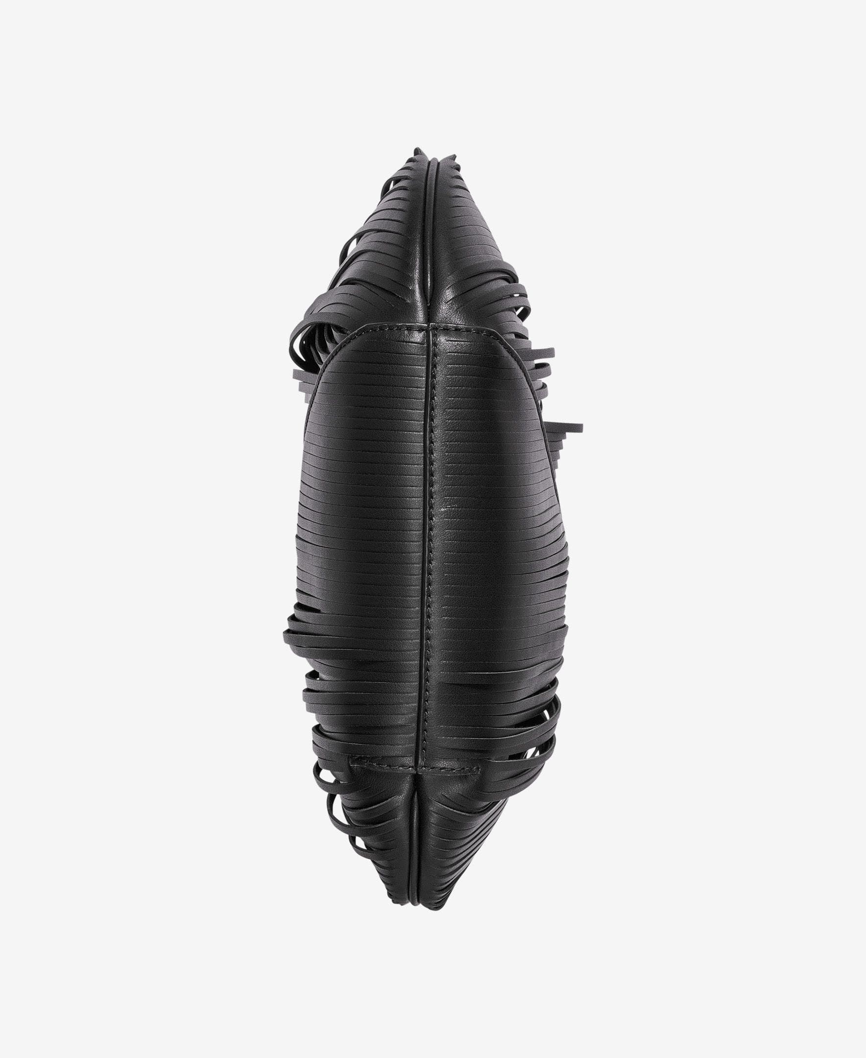 Donna Karan New York Baldwin Lasercut Mini Shoulder, Alternate, color, Black/Gold