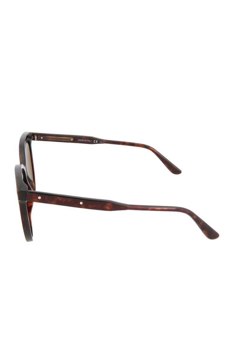 Core 55mm Oval Cat Eye Sunglasses, Alternate, color, SHINY HAVANA DARK ESPRESSO
