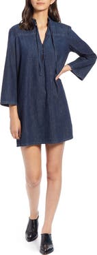 AG Fable Denim Shift Dress