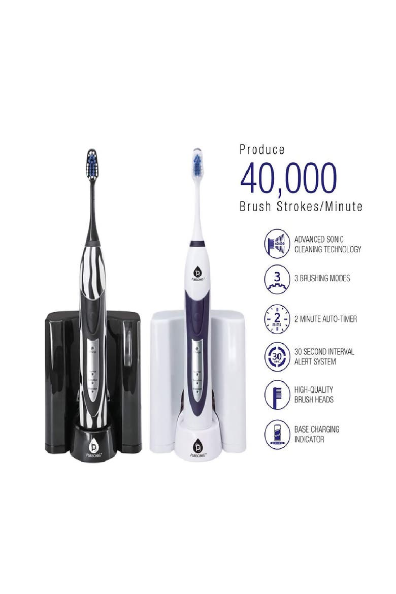 S520 Sonic Rechargeable Toothbrush, Alternate, color, BLACK