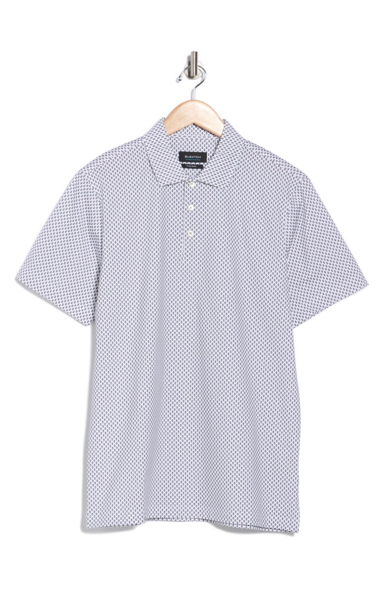 Bugatchi Victor OoohCotton<sup>®</sup> Knit Polo, Alternate, color, Platinum