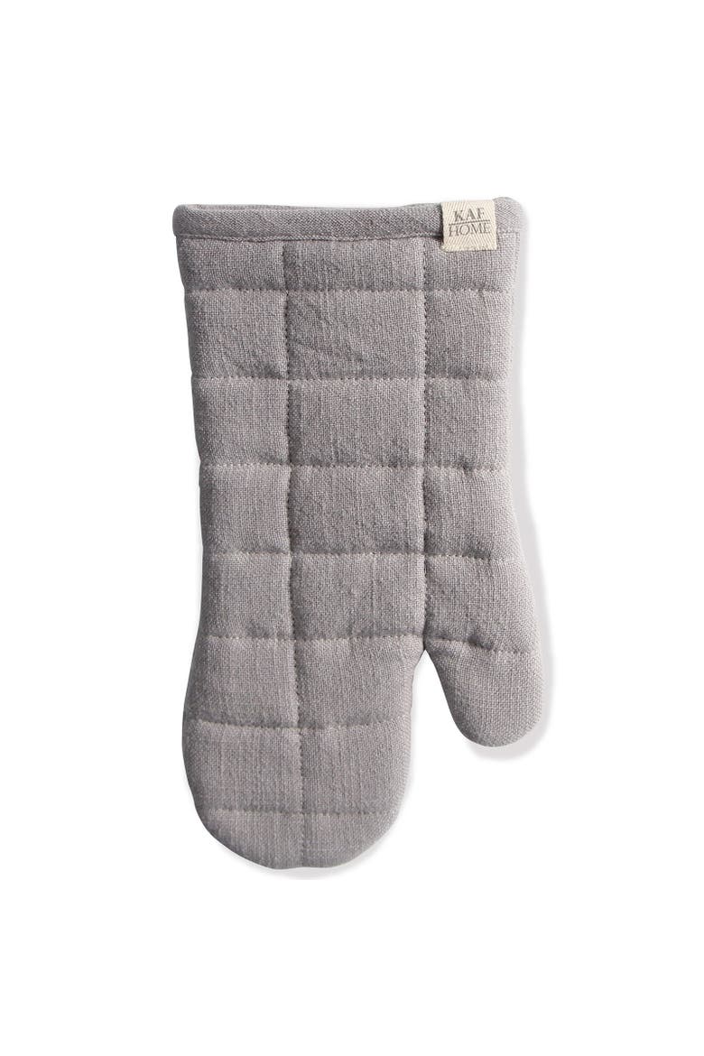 Monaco Quilted Oven Mitt, Main, color, Frost Gray