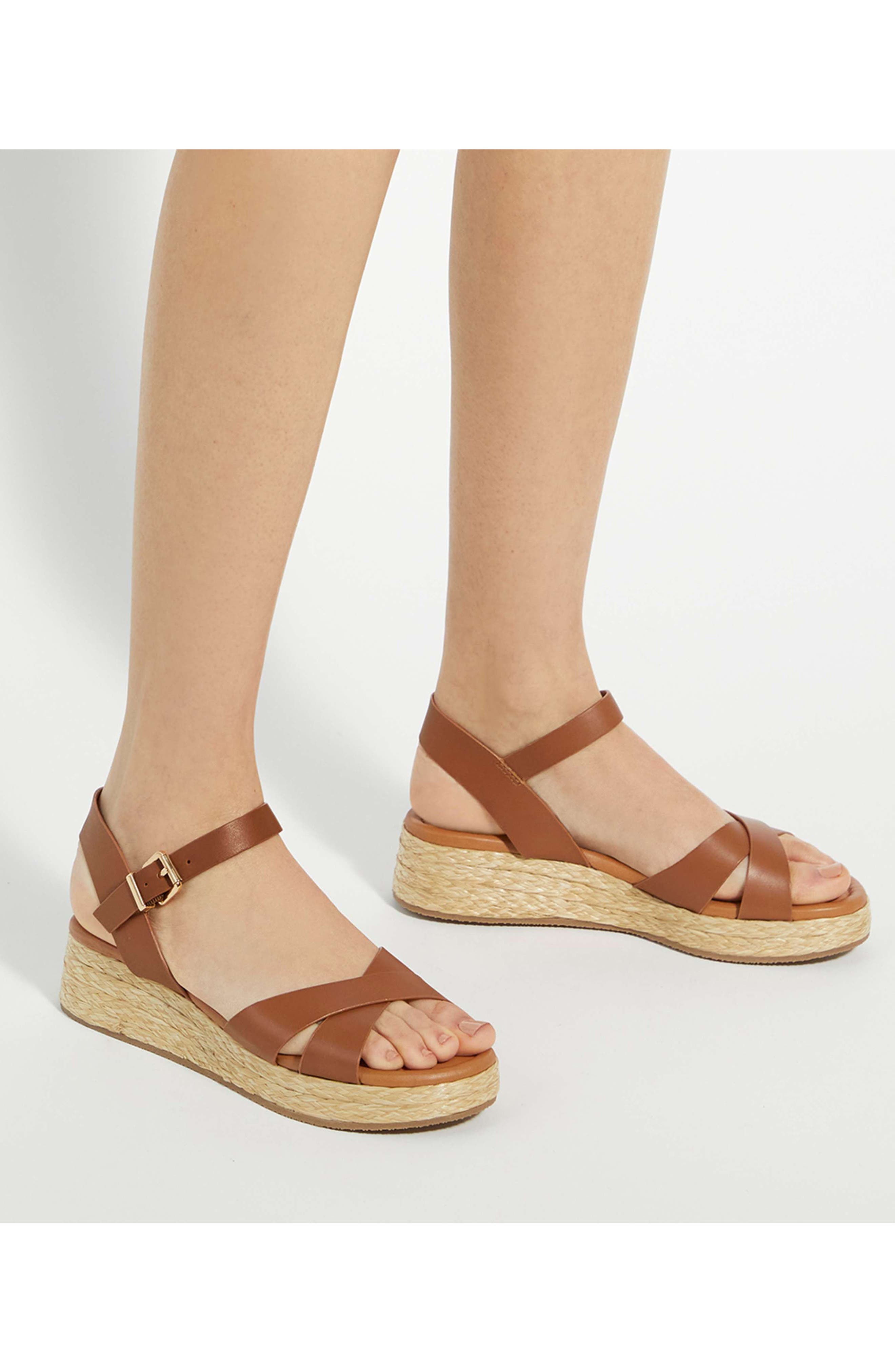 Dune London Littleton Platform Sandal, Alternate, color, 