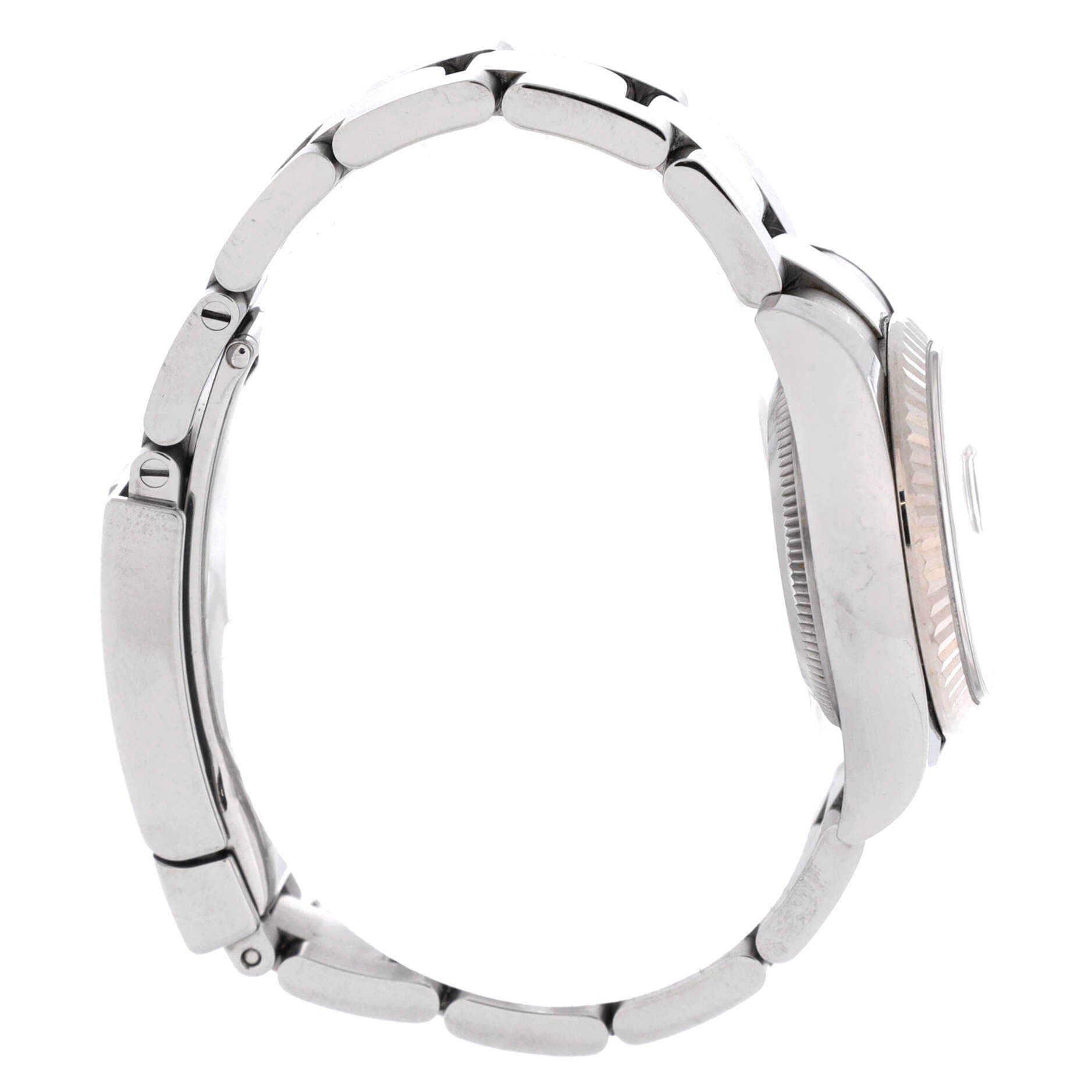 Oyster Perpetual Datejust Automatic Watch Stainless Steel and White Gold 26, Alternate, color, Metallic Silver