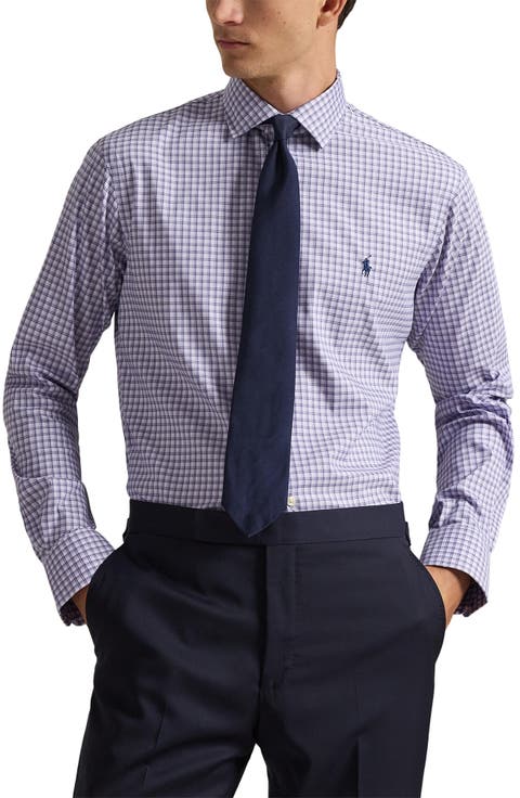 Classic Fit Performance Twill Button-Down Shirt