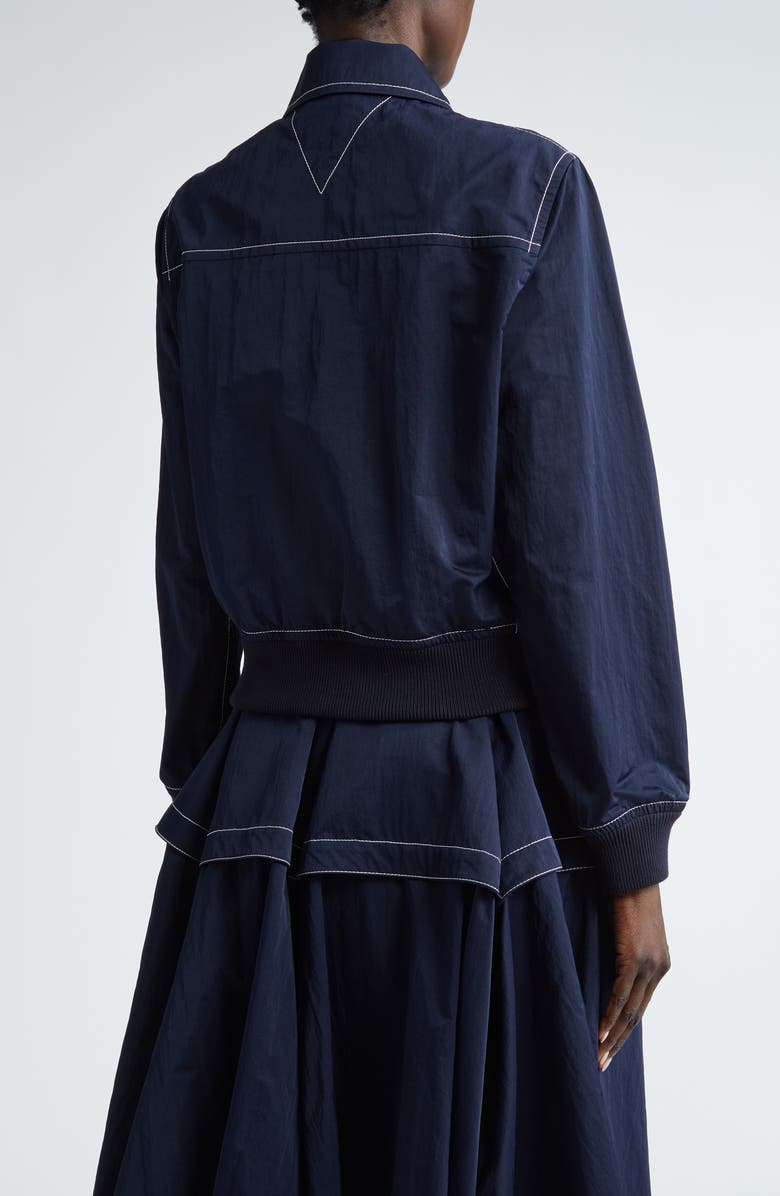 Bottega Veneta Triangle Pocket Nylon Jacket, Alternate, color,