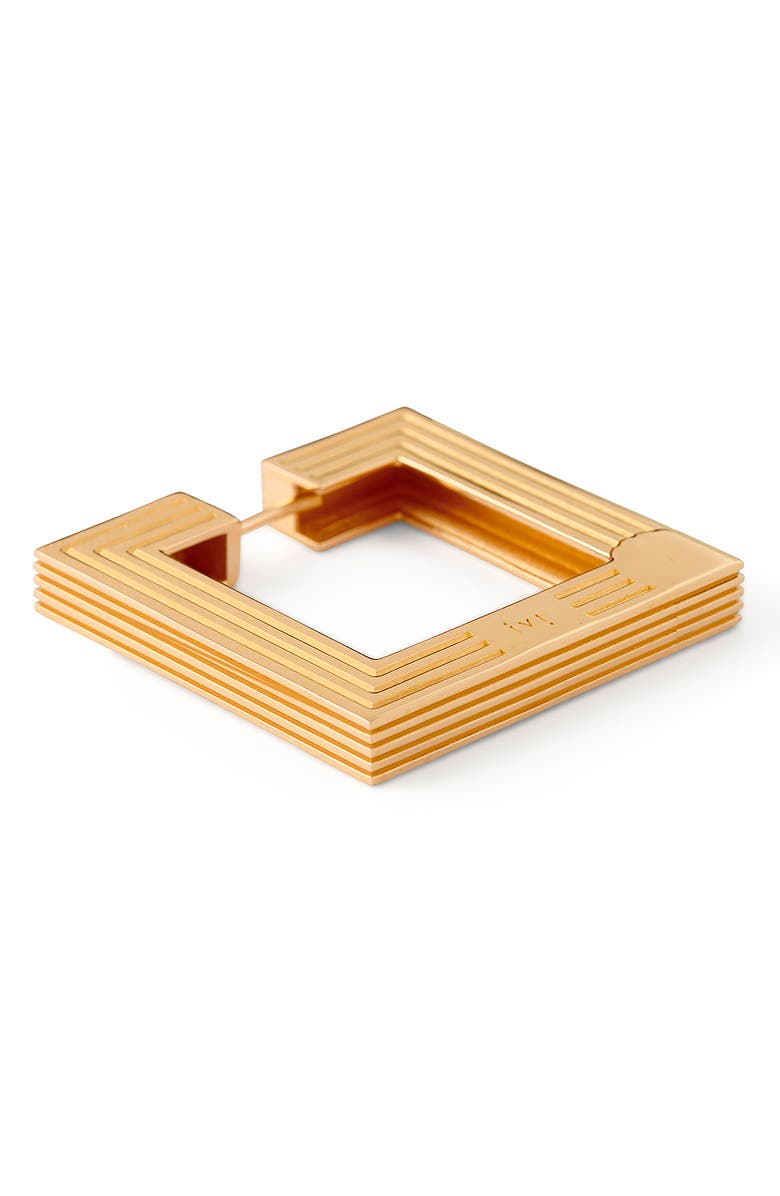 IVI Los Angeles Large Aurelia Hoop Earrings, Alternate, color, Yellow Gold