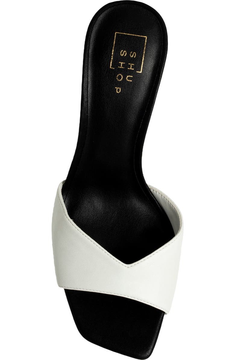 SHUSHOP Holiday Mule, Alternate, color, Black And White