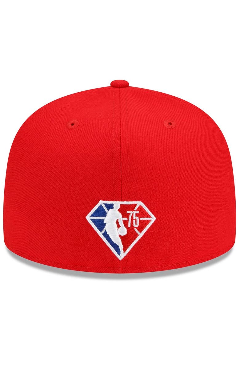 New Era Men's New Era Red Houston Rockets 2021/22 City Edition Alternate 59FIFTY Fitted Hat, Alternate, color,