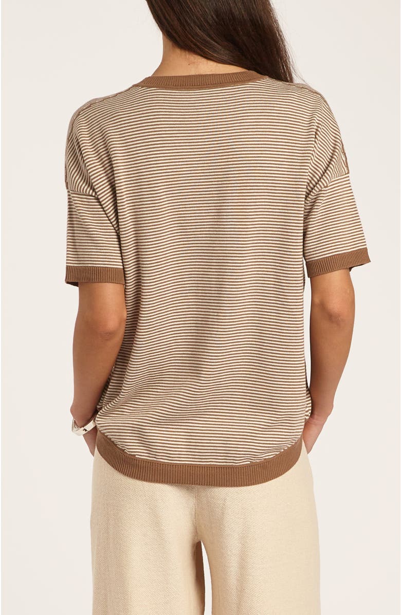 oyun Modern Striped Tee, Alternate, color, 
