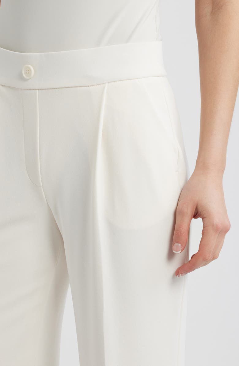 AK ANNE KLEIN Wide Leg Pull-On Pants, Alternate, color, White Dove