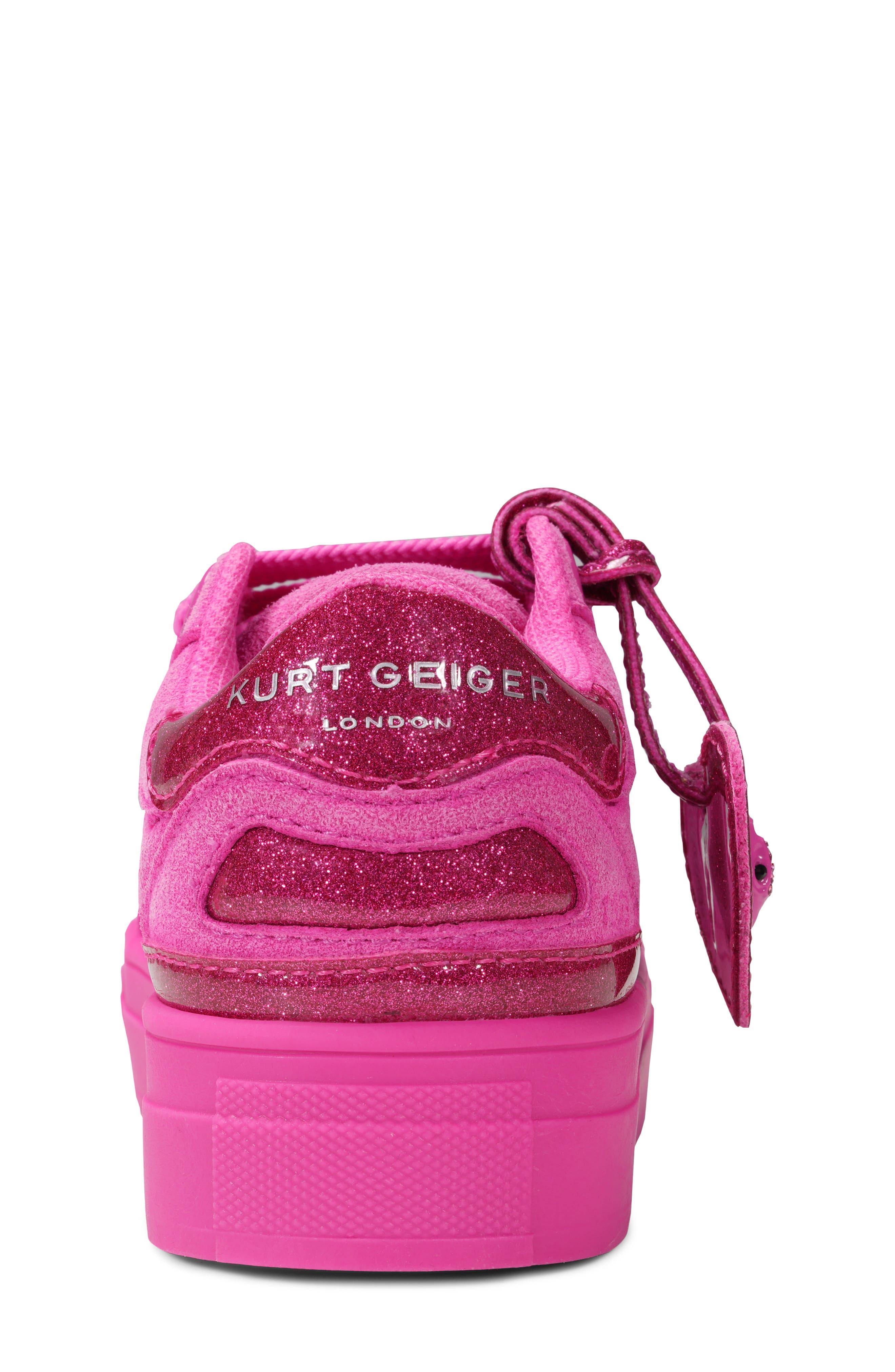 Kurt Geiger London Kids' Mini Southbank Sneaker, Alternate, color, Fuchsia