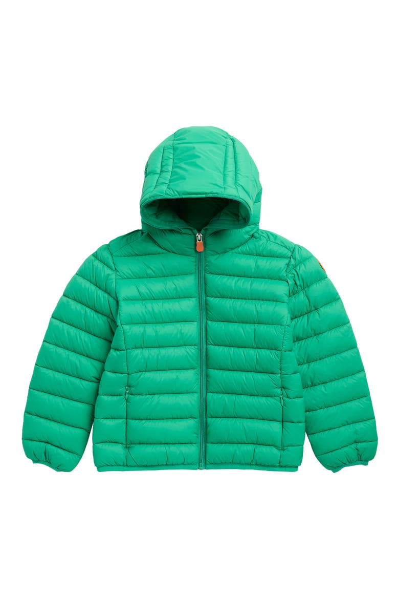 Kids' Dony Hooded Puffer Jacket, Main, color, JOLLY GREEN