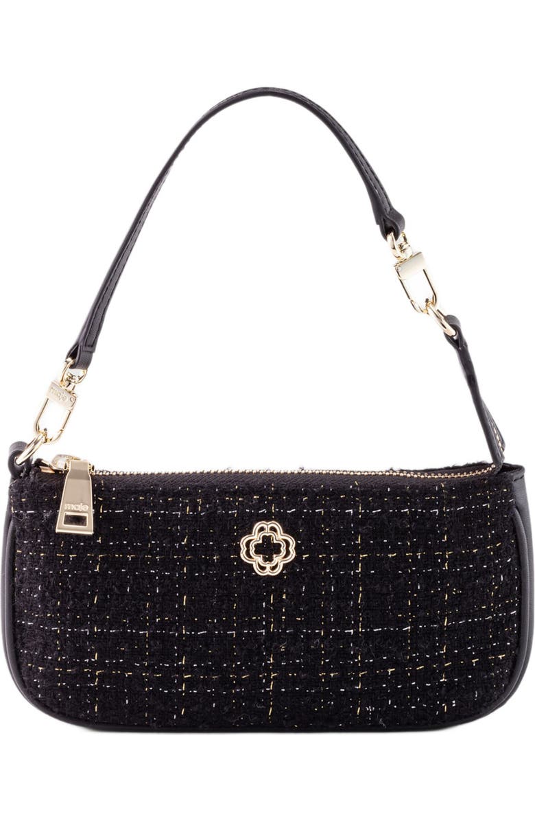 maje Small tweed pouch, Main, color,