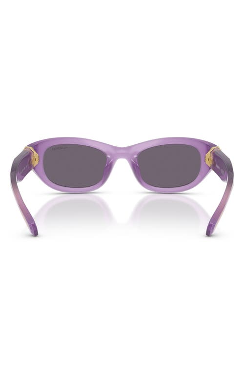 Swarovski Sk6036u Rectangle Plastic Sunglasses In Purple
