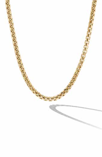 Mens 18k gold chain necklace clearance