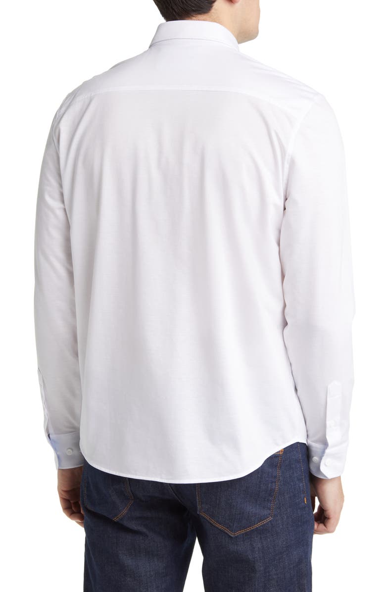 Johnston & Murphy XC Flex Cotton Button-Up Shirt, Alternate, color, 