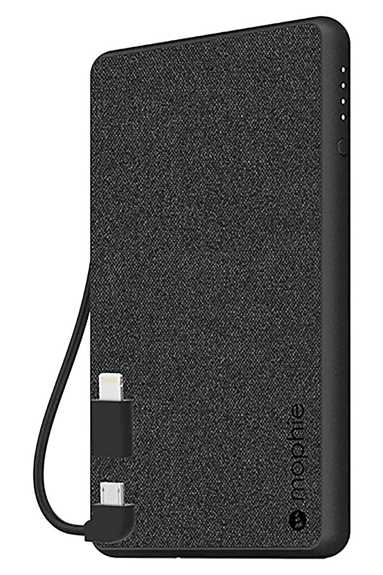 powerstation plus portable charger, Alternate, color, BLACK