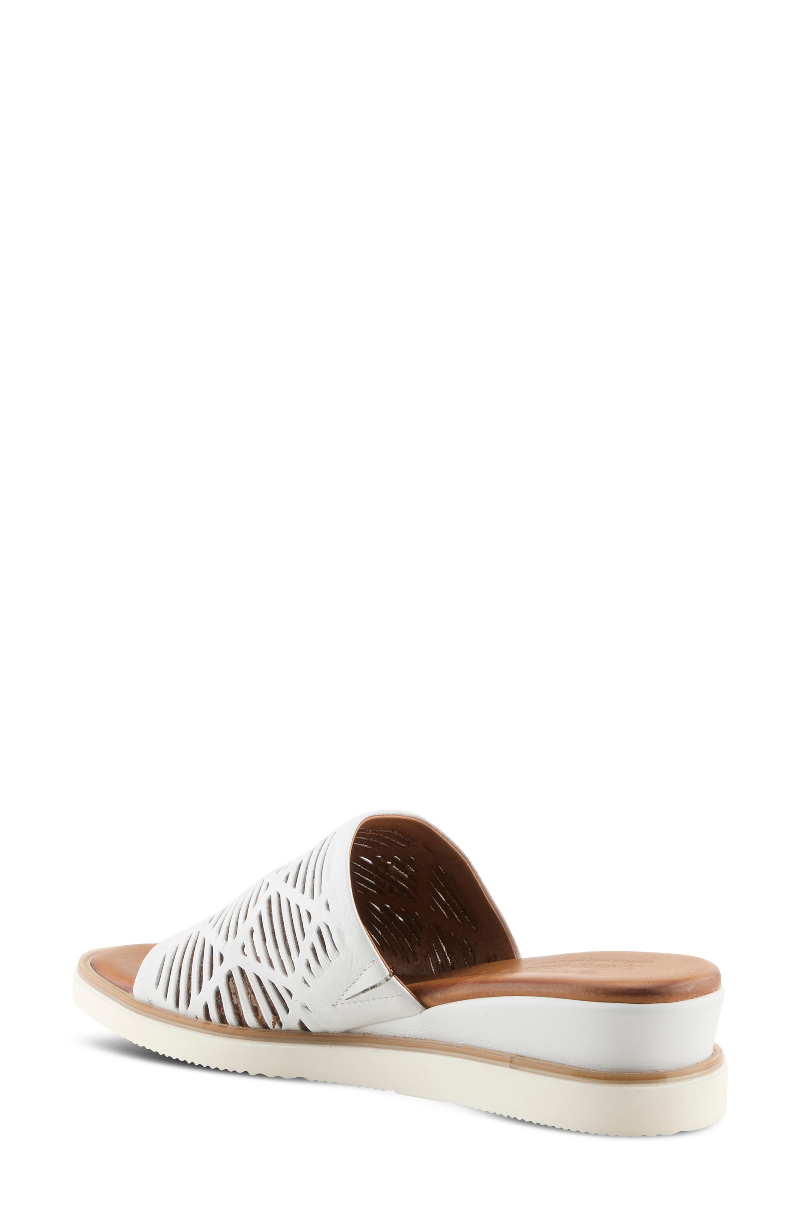 Spring Step Zali Slide Sandal, Alternate, color, White