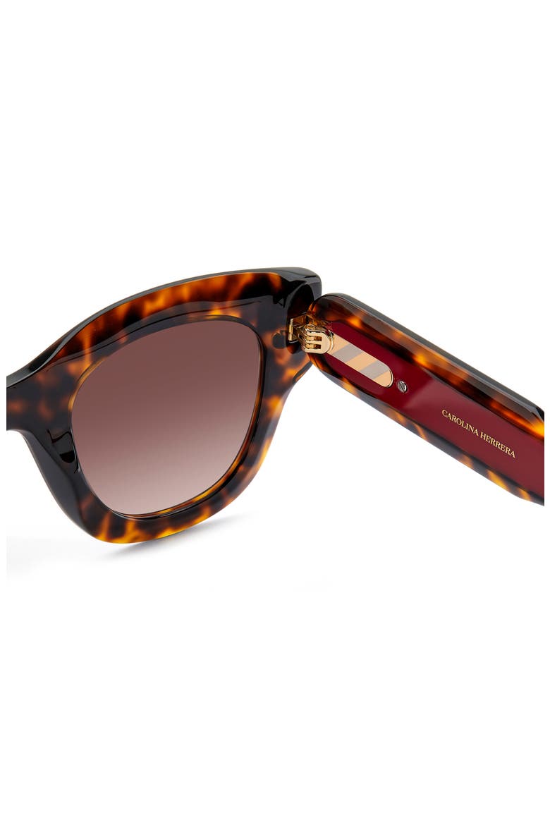 HER 0222/S 47mm Gradient Square Sunglasses, Alternate, color, 0O63-HA