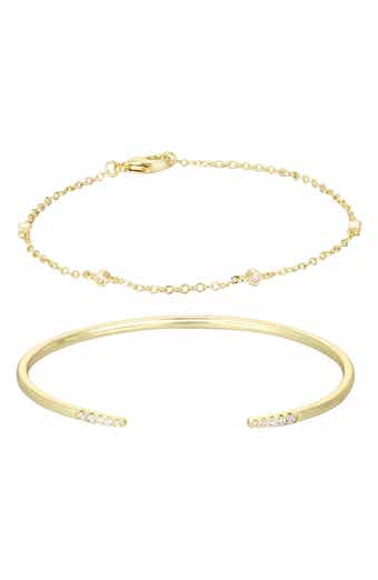 Set of 2 14k Gold Plate Bangles