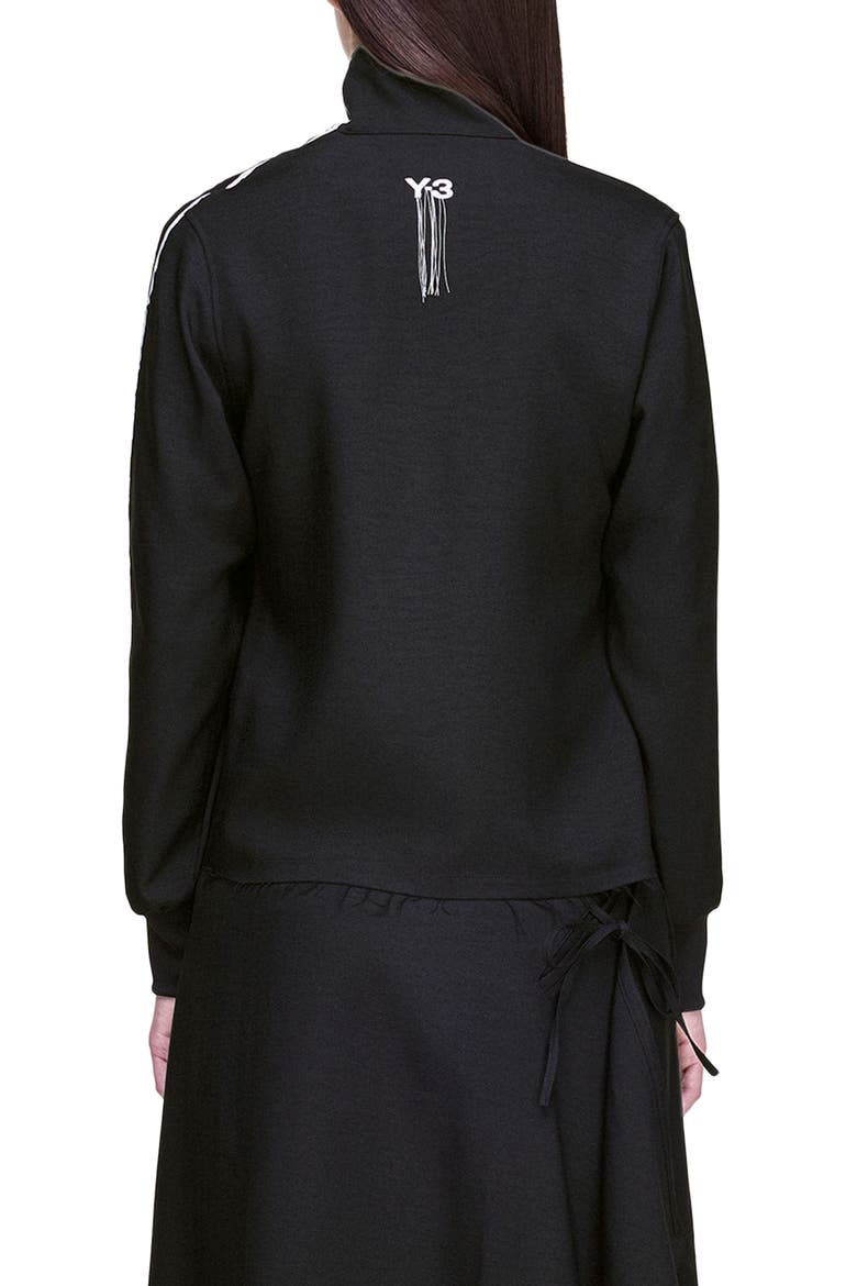 3-Stripes Track Jacket, Alternate, color, BLACK/