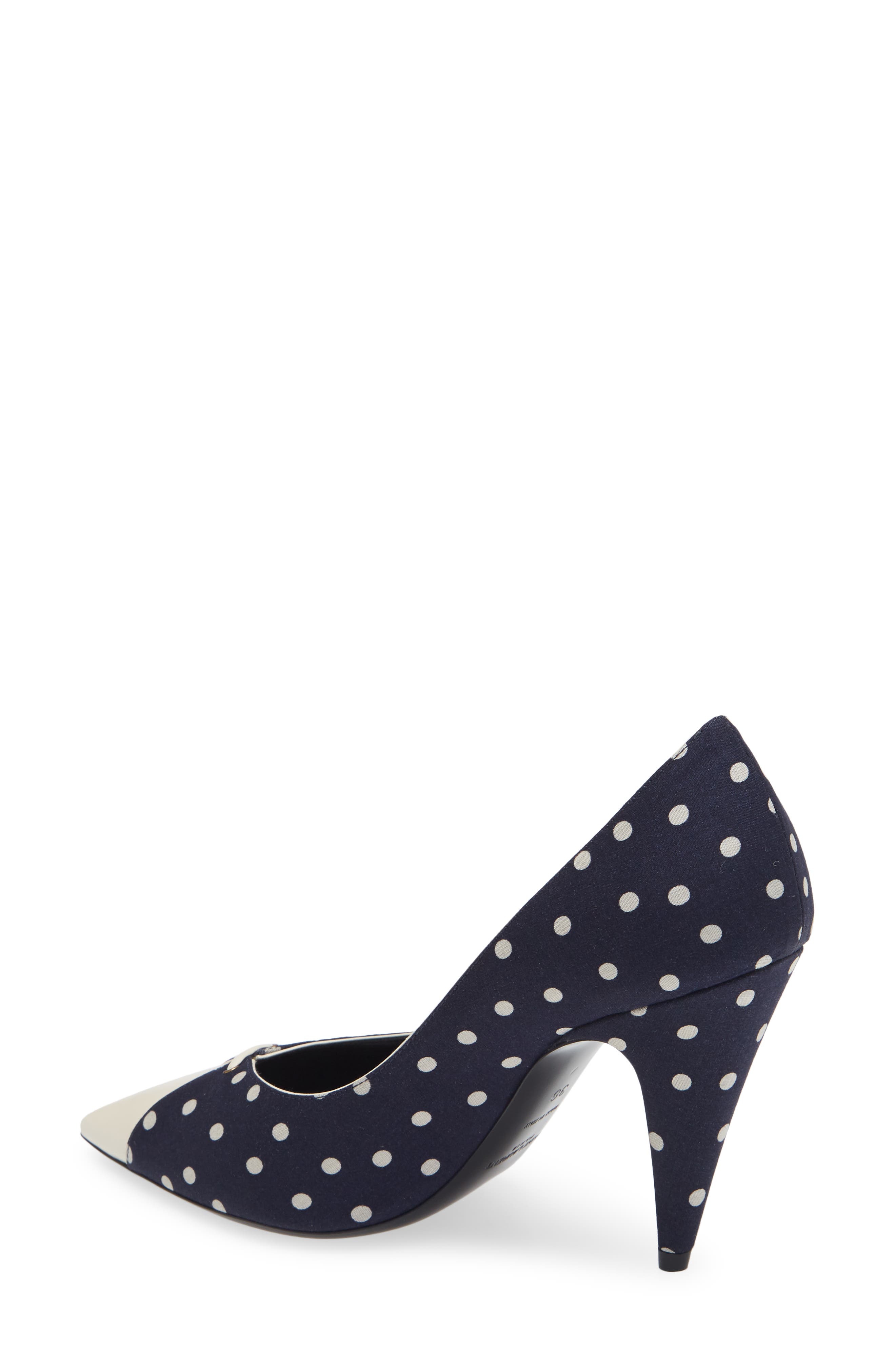 Saint Laurent Lola Pointed Toe Pump, Alternate, color, 