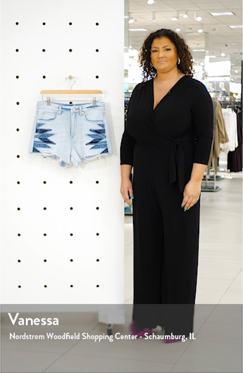 The Barrow High Waist Cutoff Denim Shorts, sales video thumbnail