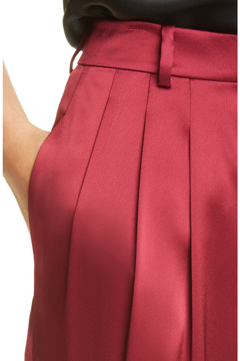 Vestry Reverie Satin Pants, Alternate, color, HIBISCUS