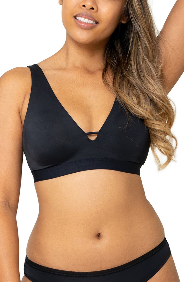 LIVELY The Deep V Bralette, Main, color,