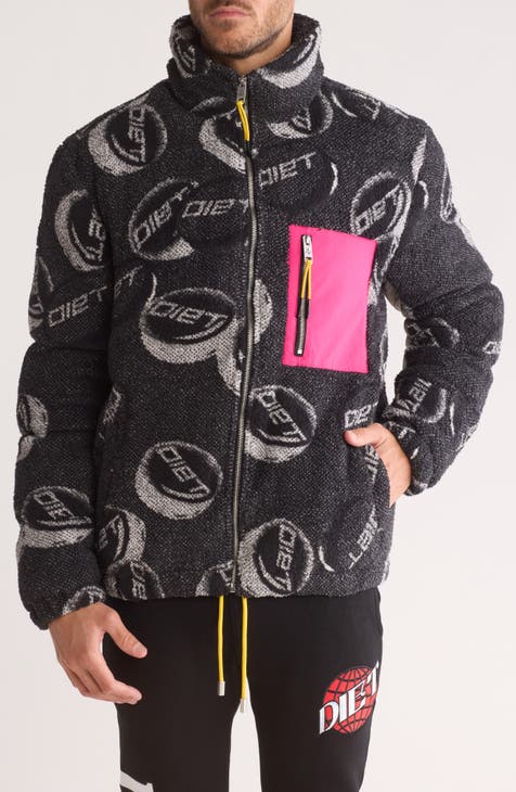 Fleece Pill Puffer Jacket