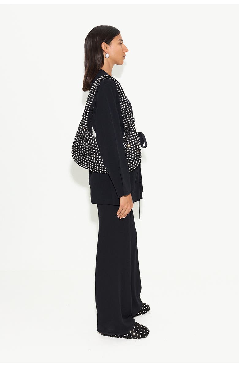 SIMONMILLER Max Belted Knit Cardigan, Alternate, color, Black