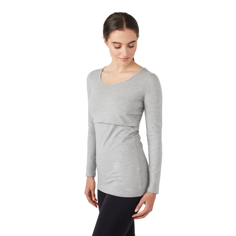 Charlotte Long Sleeve Nursing & Maternity Top