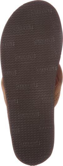 Rainbow Wide Strap Flip Flop