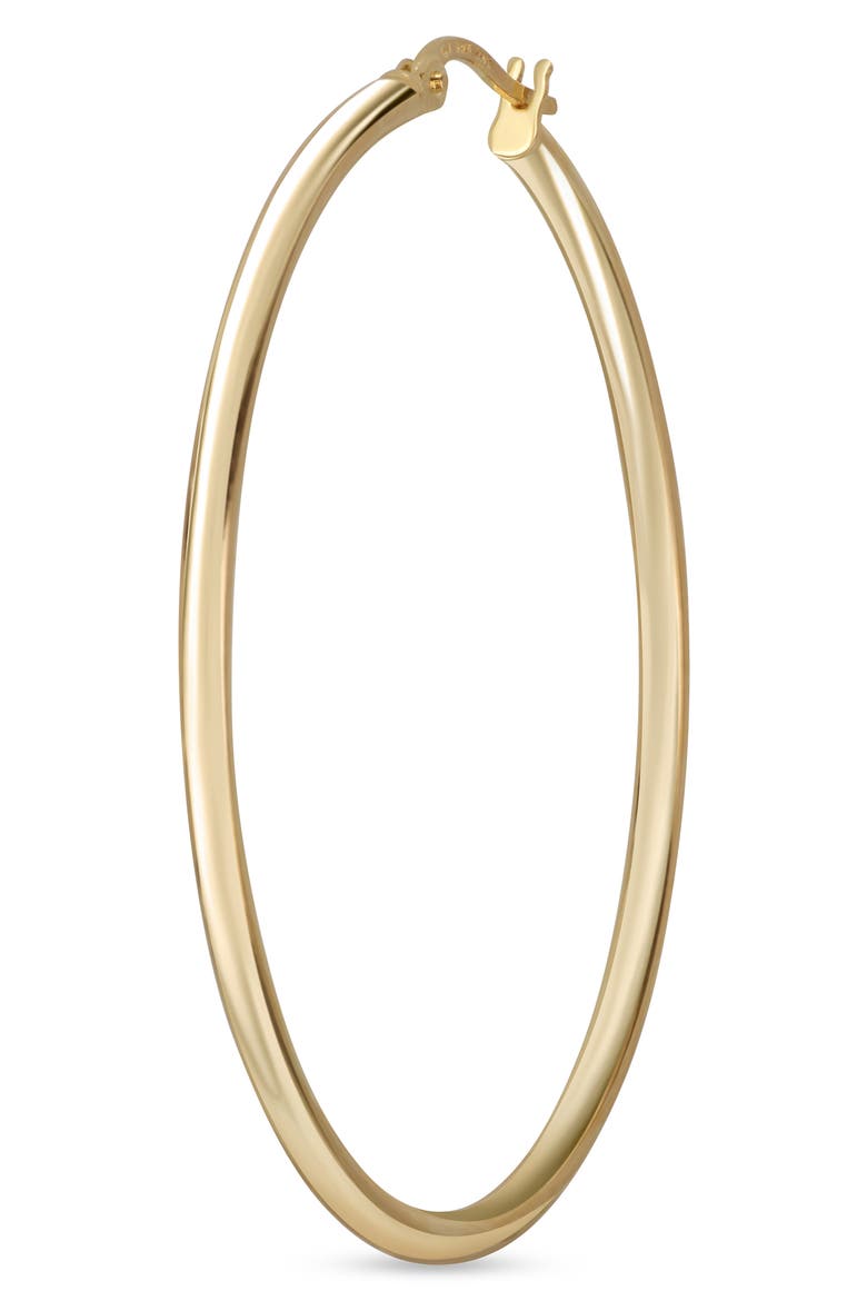 14K Gold Hoop Earrings, Alternate, color, YELLOW GOLD