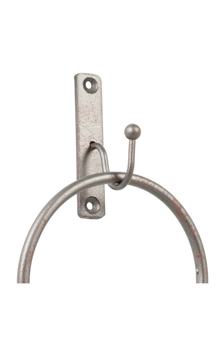 Storied Home Metal and Wood Framed Landscape Wall Art with Hanging Bracket, Multicolor, Alternate, color, Blue