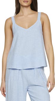 Eberjey Linen Blend V-Neck Camisole