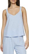 Eberjey Linen Blend V-Neck Camisole