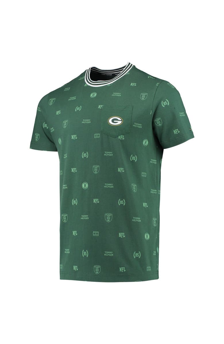 Tommy Hilfiger Men's Tommy Hilfiger Green Green Bay Packers Essential Pocket T-Shirt, Alternate, color, 