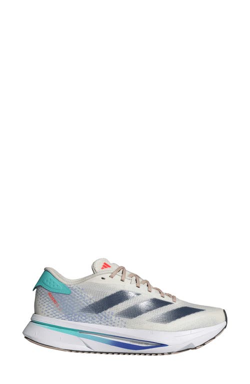 Adidas Originals Adidas Adizero Sl2 Running Shoe In White/ruby/royal Blue